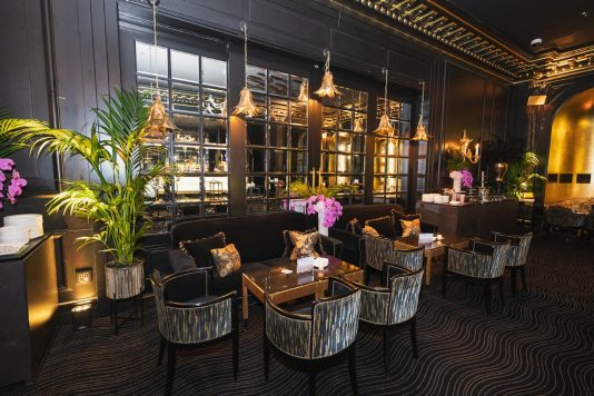 Elegant lounge seating area