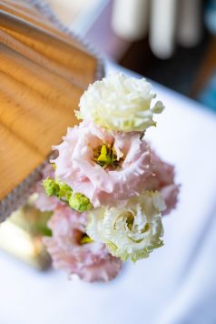 Floral table centerpiece detail