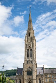 Bath Abbey tower detail