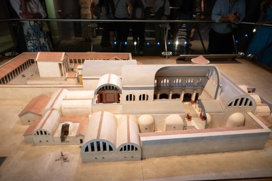 Scale model of Roman Baths complex