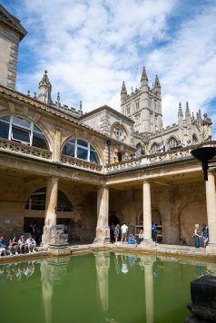 Roman Baths courtyard architecture