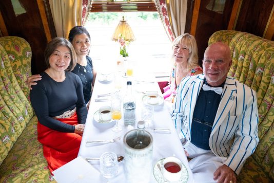 Lunch aboard British Pullman