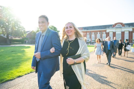 Guests arriving at Kensington Palace