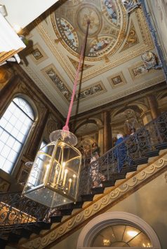 Grand staircase inside Kensington Palace