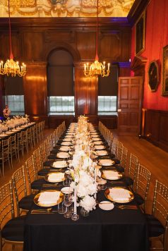 Elegant table setting at Kensington Palace