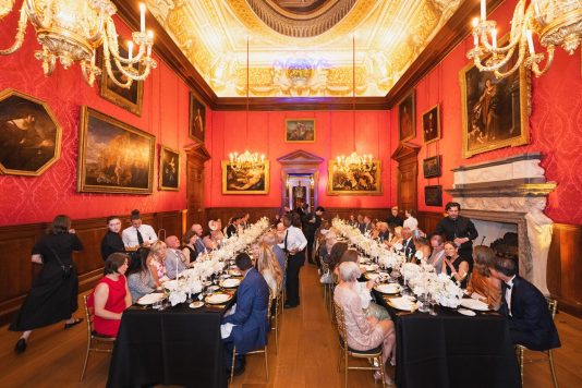 Formal dinner in Kensington Palace state room