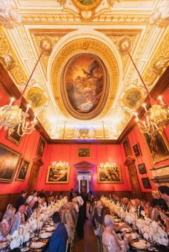 Ornate ceiling in Kensington Palace state room