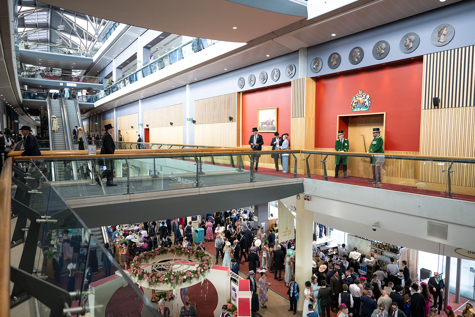 Royal Ascot grandstand and concourse