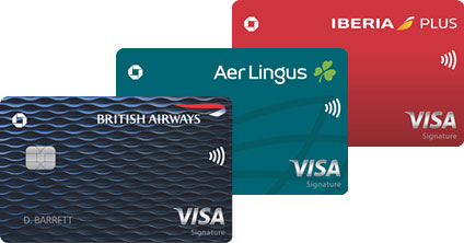Chase Avios Credit Card Collage