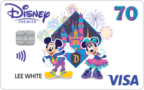 Clickable card art links to Disney(Registered Trademark) Premier Visa(Registered Trademark) Card product page