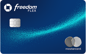 Chase Freedom Flex (Registered trade mark) credit card.