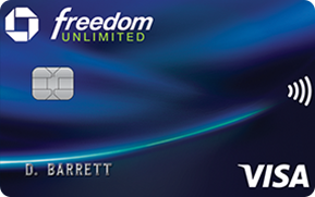 Chase Freedom Unlimited (Registered Trademark) credit card.