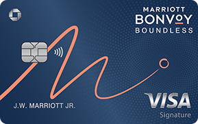 Clickable card art links to Marriott Bonvoy Boundless (Registered Trademark) credit card product page
