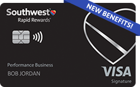  Clickable card art links to Southwest Rapid Rewards (Registered Trademark) Performance Business Credit Card NEW BENEFITS ! product page