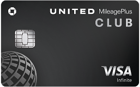 Clickable card art links to United Club(Service Mark) Card product page