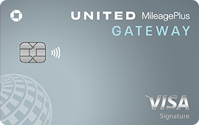 Clickable card art links to The New United Gateway (Service Mark) Card product page