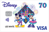 Disneyland 70 Celebration Card Art