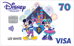 Disneyland 70 Celebration Card Art