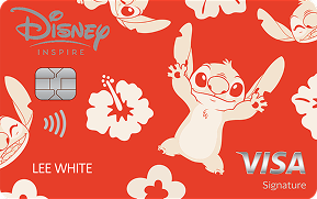  Disney Inspire VISA® Cards from CHASE with Stitch design