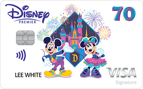 Disneyland 70 Celebration Card Art
