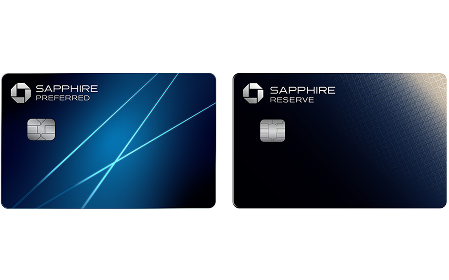 Chase Sapphire Preferred(Registered Trademark) credit card. The New Chase Sapphire Reserve (Registered Trademark) credit card