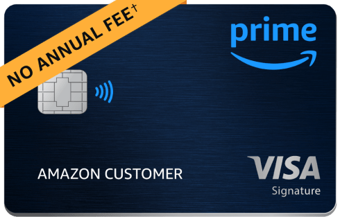 Amazon Prime NO ANNUAL FEE (dagger) card art